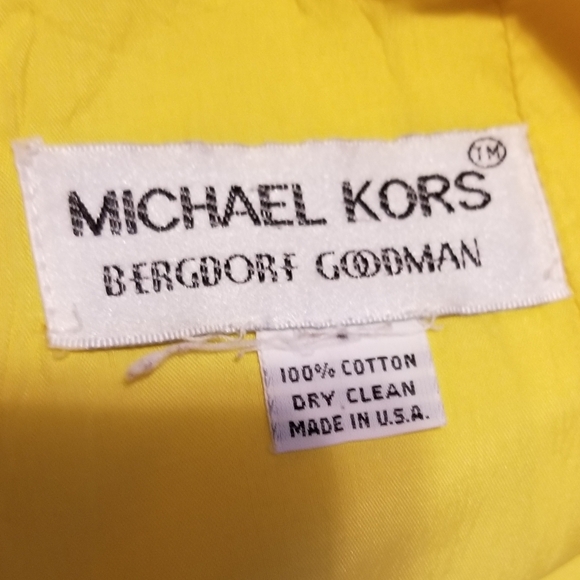 Michael kors Bergdorgf Goodman Color Yellow - Picture 9 of 9